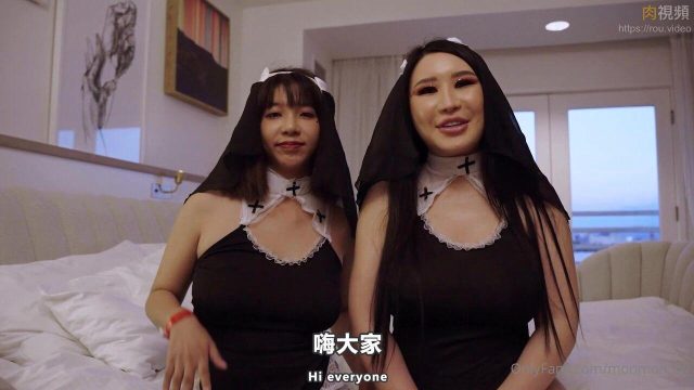 Mmg005 กับสาวนักแสดงผู้ใหญ่จากอเมริกาในชุดแม่ชี หวูเหมิงเหมิง